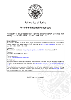 Does player specialization predict player actions? Evidence from