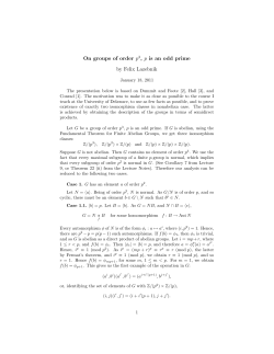 On groups of order p3, p is an odd prime by Felix Lazebnik