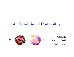 4. Conditional Probability