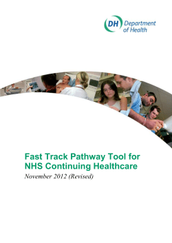 Fast Track Tool - Wigan Borough CCG
