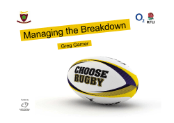 behind the ball and from directly behind the tackled player