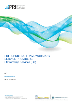 6.(SS) - PRI reporting framework
