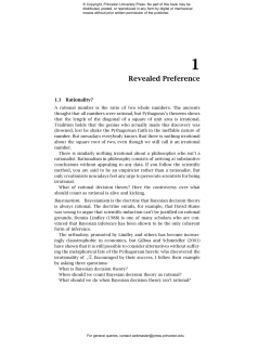 Revealed Preference - Princeton University Press