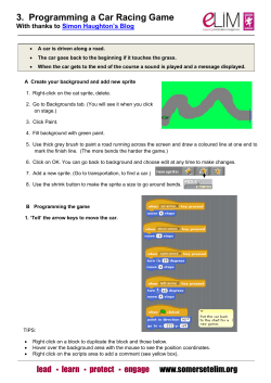 scratch 3 car racing game - Somerset Learning Platform