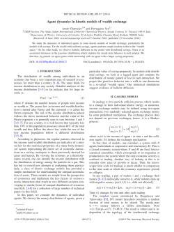 Agent dynamics in kinetic models of wealth exchange