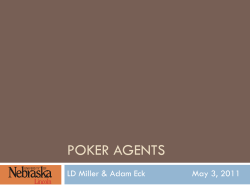 Partially Observable Markov Decision Process