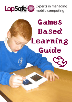Games Based Learning Guide