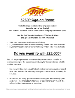 2500 Sign-on Bonus Do you want to win $25000?