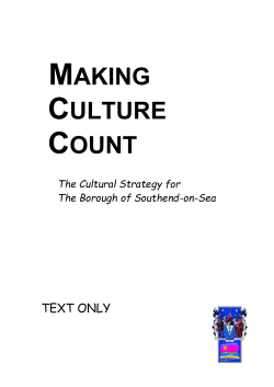 Cultural Strategy - Southend-on