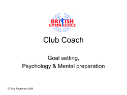 Coach Grade 1 - Brentwood Trampoline Club