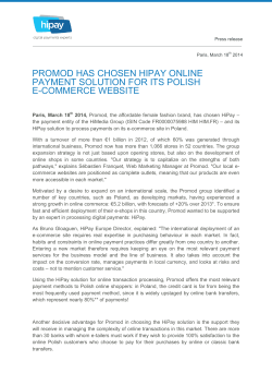 promod has chosen hipay online payment solution for its