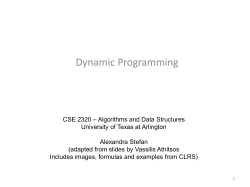 Dist(i,j) - The University of Texas at Arlington