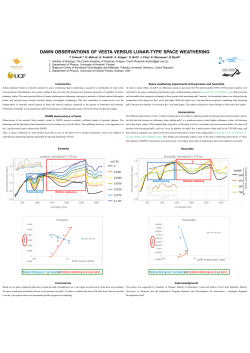 dawn observations of vesta versus lunar