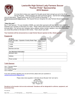 Become a Business/Corporate Sponsor!