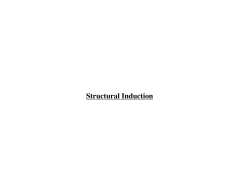 Structural Induction