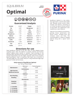 Optimal - EquiPurina