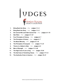 Judges 2016 - The Adrian Rogers Library