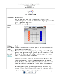 CS4K5 Grade 1 Tic Tac Toe Game