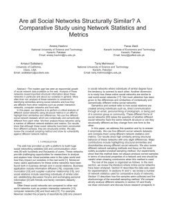 Are all Social Networks Structurally Similar? A Comparative Study