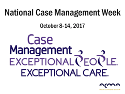 NCMW Power Point Presentation - American Case Management