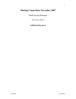 Creating Classroom Systems of Support within SW-PBS