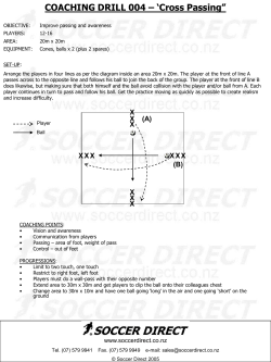 004 - Cross Passing