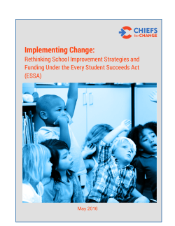 School Improvement - Chiefs for Change