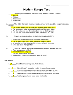 Modern Europe Test - effinghamschools.com