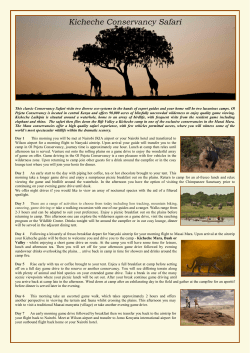 6 Days Classic Camp Safari