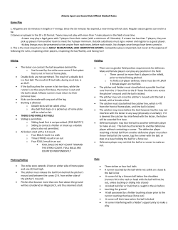 Atlanta Sport and Social Club Official Kickball Rules Game Play 1