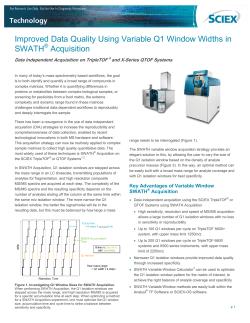 Improved Data Quality Using Variable Q1 Window Widths in