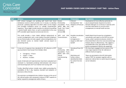 EAST SUSSEX CRISIS CARE CONCORDAT: PART TWO