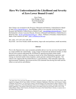 Have We Underestimated the Likelihood and Severity of Zero Lower