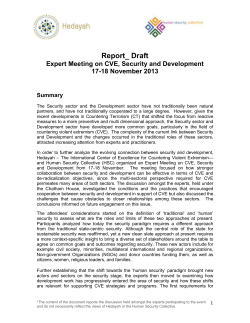 CVE and Development - Human Security Collective