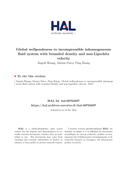 Global wellposdeness to incompressible inhomogeneous fluid