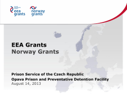 Prison Service of the Czech Republic Opava Prison and