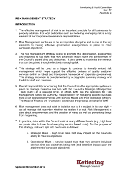 Appendix B - Kettering Borough Council