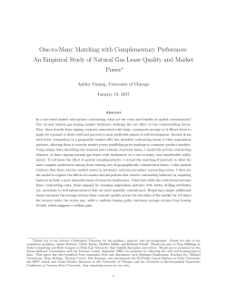 One-to-Many Matching with Complementary Preferences: An