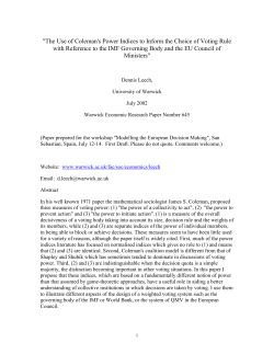 Abstract - University of Warwick