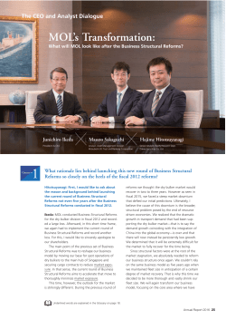 The CEO and Analyst Dialogue