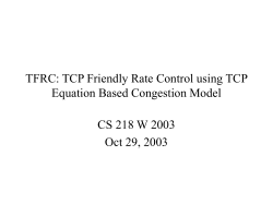 TFRC-eq based