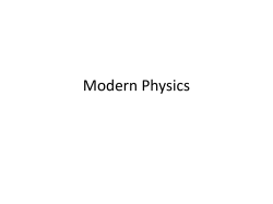 Special Relativity