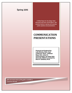 communication presentations