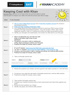 Keeping Cool With Khan Summer Plan