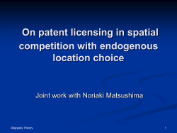 Rough sketch of the model - Institute of Social Science The