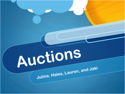 Auctions