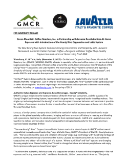 Green Mountain Coffee Roasters, Inc. Reports Q1 Fiscal 2011