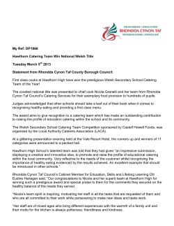 DP1866 Hawthorn Catering Team Win National Welsh Title Tuesday