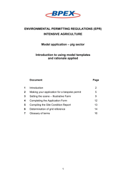 ippc intensive agriculture - AHDB Pork