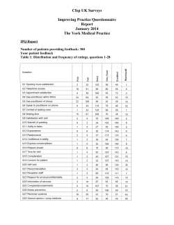 2014 - The York Medical Practice